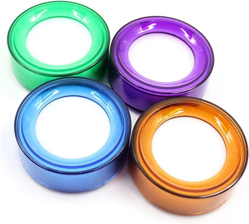 Muloo Finger Wet Sponge Cup Finger Moistener for Counting Currency Paper Money Bill Random Color Office Stationery Supplies Wet Sponge for Fingers Counting Money - Image 1